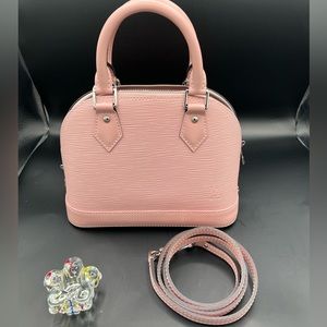 Preloved Louis Vuitton Epi Alma BB 2Way Bag Rose Ballerine Pink